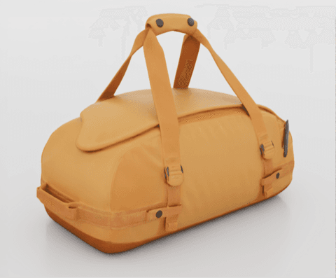 Reference photo of a duffel bag
